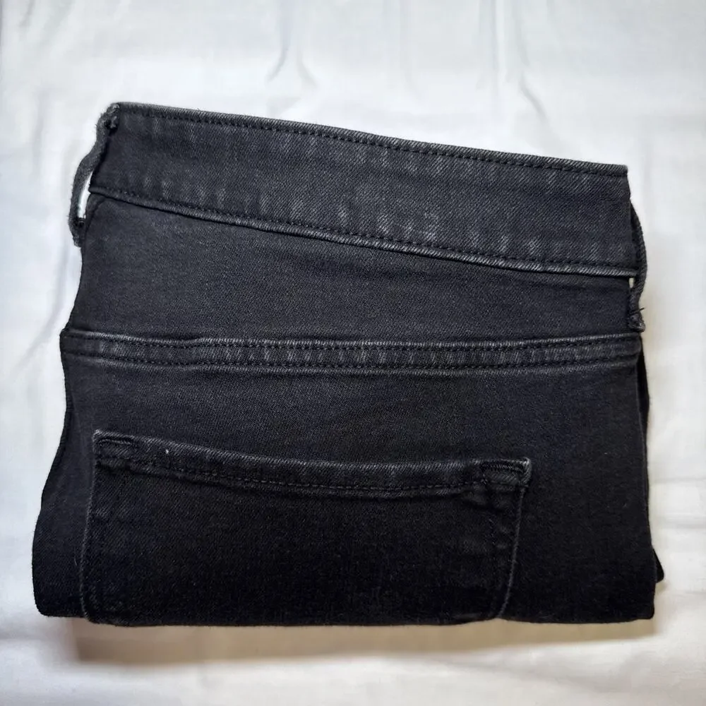 Old Navy Womens 18 Jeans Black Denim High Rise Wow Straight Comfort Stretch EUC - Picture 11 of 11